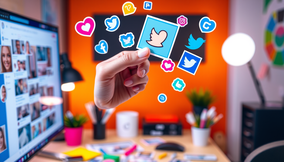 Wie du deine Sticker mit Social Media verbinden kannst